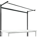 Opbouwframe met giek, Basistafel STANDAARD werktafel/werkbank UNIVERSAL/PROFI, 2000 mm, antraciet