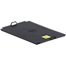 Opzetdeksel VDA-KLT-D 31 ESD, voor Eurobak R-KLT ESD, B 300 x D 200 mm, zwart geleidend