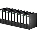 Ordner - A4 - rugbreedte 80 mm - zwart - 10 stuks - ons merk Schäfer Shop Select