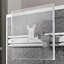 Orga monitor bracket, rotatable, tilt and swivel-mounted, load capacity 7 kg, for extension