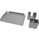 Organisation set, note and pen box, with DIN A4 tray, for suspension