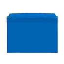 Orgatex insteekhoezen, m. klep, A5 liggend, blauw, 10 st.