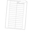 ORGATEX Kartoneinlagen Standard, weiß, 200 Stück, 27 x 75 mm