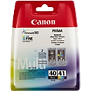 Original Canon Tintenpatronen PG-40/CL-41 CMYK, Mixpack, schwarz, Tri-Colour