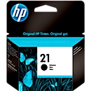 Original HP Ink Cartridge 21, single pack, black