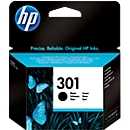 Original HP Tintenpatrone 301, Einzelpack, schwarz