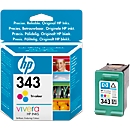 Original HP Tintenpatrone 343 CMY, Einzelpack, Tri-Colour