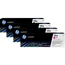 Original HP Toner 131A CMYK, Mixpack, schwarz, cyan, magenta, gelb