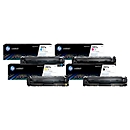 Original HP Toner 207A CMYK, Mixpack, schwarz, cyan, magenta, gelb
