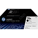 Original HP Toner 78A, Doppelpack, schwarz