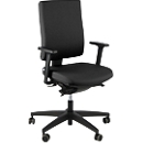 Original Steifensand office chair CETO CT1340, synchronised mechanism, without armrests, sitting time: +8 hours, black