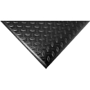 Orthomat® werkplekmat Diamond, zwart,  m1 x B 1200 mm