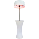 Outdoor heater WÄRMEPILZ LOUNGE, 2100 W, 3 heating levels, water repellent, with LED lighting