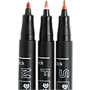 Overheadpen universele stift,  M, WF, gesorteerd, set van 4
