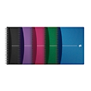 Oxford college notepads, DIN A5, squared, 90 sheets, 5 pieces
