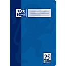 Oxford-schriften, DIN A4, 90 g/m², lineatur 25 gevoerd met brede marge rechts, 15 stuks van 16 vellen