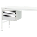 Packpool bottom drawer structure, 3 drawers, for Packpool packing table, load capacity 35 kg