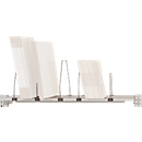 Packpool shelf, with 7 steel arches, load capacity 75 kg, p. table width 1500 mm