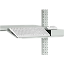 Packpool Tastatur-Träger, mit Mousefläche, vorne abgekantet, B 690 mm