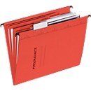 PAGNA Personal binder, 4 compartments with stapling mechanism DIN A4, cardboard, red