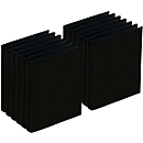 PAGNA Ringbuch, 2er-Mechanik, DIN A4, Rückenbreite 35 mm, 12 Stück, schwarz