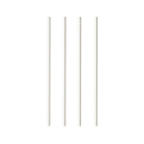 Pailles à boire Papstar Pure, jetables, L 200 x Ø 6 mm, en papier certifié FSC®, blanc-uni, 100 pcs.