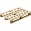 Palet desechable 1200 x 800 mm, capacidad de carga 1000 kg, 10 unidades