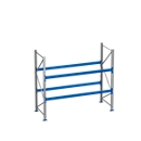 Pallet racking PR 600, base module, H 2500 mm, max. 800 kg, 2 beams