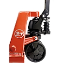 Pallet truck, forklift, PU/PU, with Quick-Lift, tandem, 1150 mm
