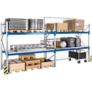 Palletstelling PR 600, basissectie, H 2500 mm, max. 800 kg, 2 dwarssteunen