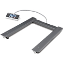 Palletweegschaal vloerweegschaal Kern UIB, incl. displayunit, Weegvermogen 600 kg