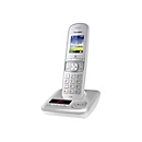 Panasonic KX-TGH720G - Schnurlostelefon - Anrufbeantworter mit Rufnummernanzeige/Anklopffunktion - DECTGAP - dreiweg Anruffunktion - Silver Pearl