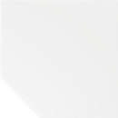 Panel trapezoidal ULM, W 1200 x D 1200 mm, blanco