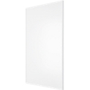 Panneau de chauffage infrarouge ECO 500, puissance 500 W, pour des pièces jusqu'à 25 m³/11 m², récepteur thermostat WiFi, IP44, L 600 x P 56 x H 800 mm, aluminium, blanc