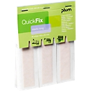 Pansements QuickFix Elastic Long, recharge pour distributeur, respirant, 30 pièces