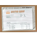 Paper document pouch/delivery note pouch SecurePack, C5, window left, without print, top opening, self-adhesive, 100 % recyclable glassine paper, transparent, 250 pieces