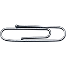 Paperclips, met bolvormig uiteinde, gegalvaniseerd, 1000 stuks, lengte 24 mm