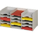PAPERFLOW Sortierstation, DIN A4, Polystyrol, grau