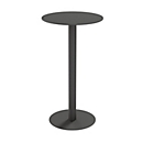 Paperflow table d'extérieur Cross, ronde, pied assiette, ⌀ 600 x H 1100 mm, noir/noir mat