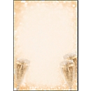 Papier à motif champagne Sigel, A4, 90 g/m², motif coupe de champagne, 100 feuilles