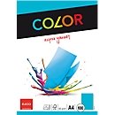 Papier coloré pour copieur Elco Color Elco switzerland, format A4, 80 g/m², bleu, 1 bloc = 100 feuilles