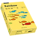 Papier coloré pour copieur Rainbow Mondi, format A4, 160 g/m², jaune, 1 bloc = 250 feuilles