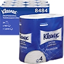 Papier toilette Kleenex® 8484, 4 plis, 6 paquets de 4 rouleaux, 160 feuilles/rouleau, blanc