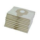 Papieren filterzakken, 25 liter, 10 stuks