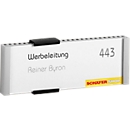 Papieren inserts, voor 149 x 52,5 mm, 50 labels