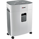 Papiervernietiger Dahle PaperSAFE® 260, snijdkorrel 4 x 12 mm, P-4, 25 l, snijcapaciteit 1-12 vel, met rollen, grijs