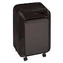 Papiervernietiger Fellowes® Microshred LX 211, micropartikelsnijder 2 x 12 mm, P-5, 23 l, snijcapaciteit 15 vel, met rollen, zwart
