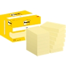 Papillons adhésifs Post-it 656 CY, 12 blocs, 100 feuilles par bloc, 51 x 76 mm, certifié PEFC, jaune