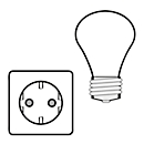 Paquet d'installation électrique Säbu 1x28W-ALG, pour Safe TANK pour le stockage actif, 1 x lampe à LED à vasque de 28 W, montage mural intérieur, conforme à VDE, antidéflagrant selon la directive ATEX