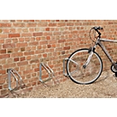 Parking à vélo Mottez, 1 place, pivotant à 180°, L 85 x P 285 x H 328 mm, pour pneus jusqu'à 50 mm, en acier galvanisé